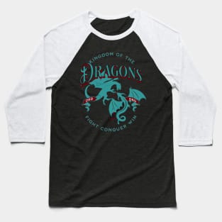 Green Dragon Wars Baseball T-Shirt